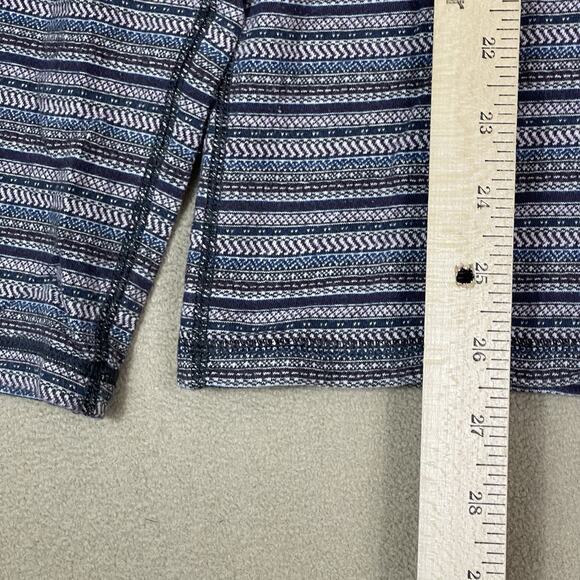 prAna Hoodie Mens M Multicolor‎ Striped Dweller Terry Knit Regular Fit Pullover - Picture 6 of 13